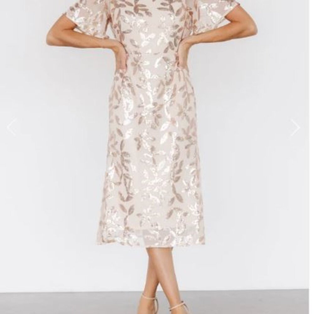 Deanna Sequin Midi Dress